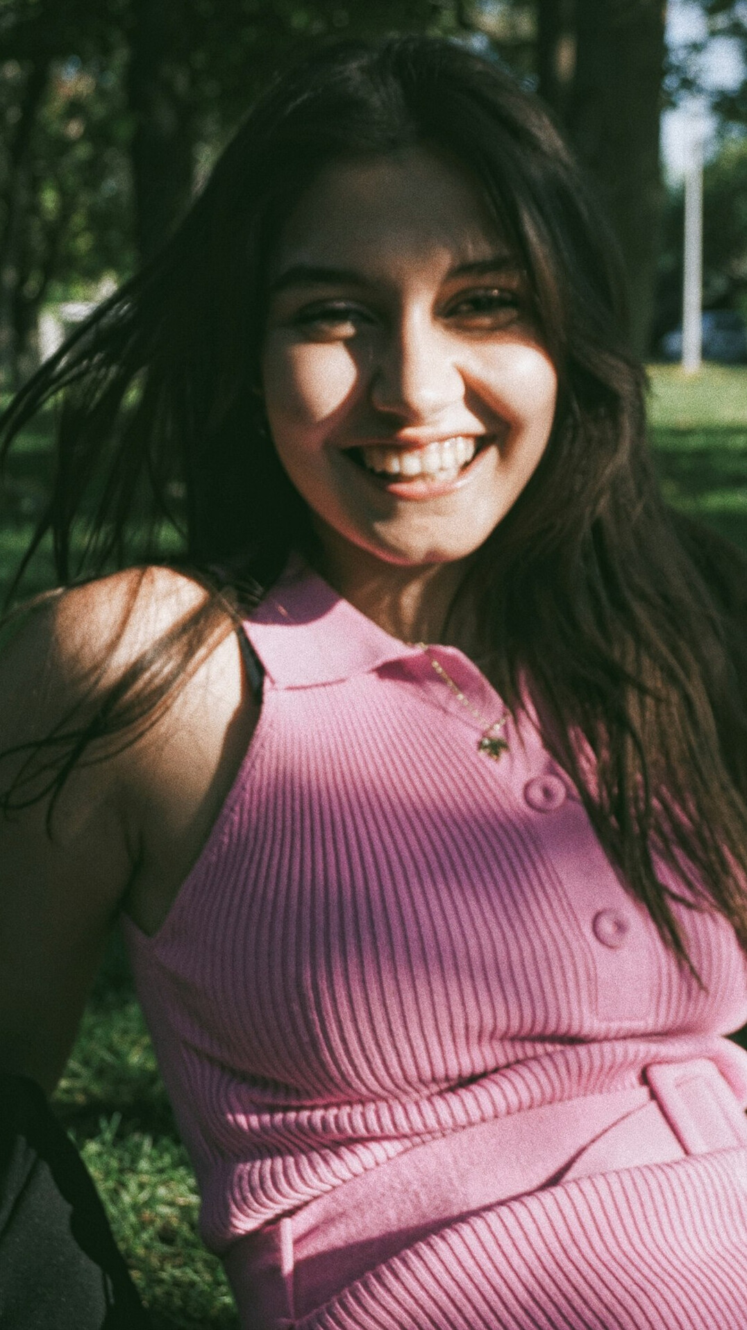 Portrait of a smiling Latina woman editor