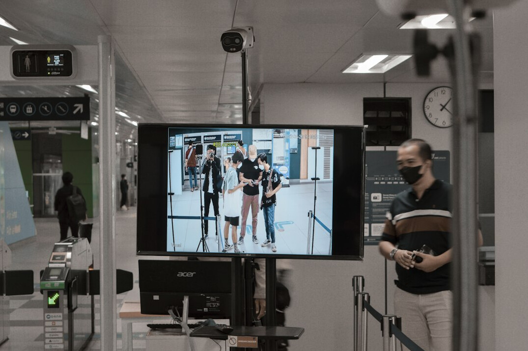 security guard monitoring store